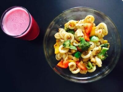 Sahur Special Tofu & Dischi Pasta Salad - Plattershare - Recipes, food stories and food enthusiasts