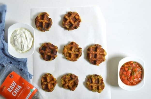 Healthy Breakfast Idea - Waffle Patties - Plattershare - Recipes, Food Stories And Food Enthusiasts