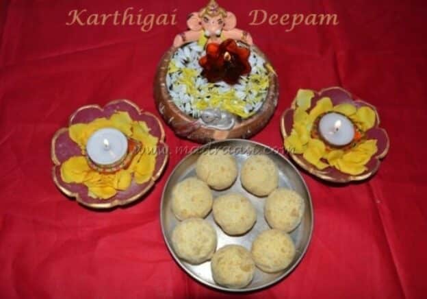 Roasted Gram Ladoo / Pottukadalai Urundai - Plattershare - Recipes, Food Stories And Food Enthusiasts