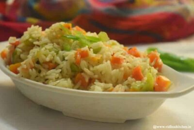 Flavorful No-Onion No-Garlic Vegetable Pulao - Plattershare - Recipes, food stories and food lovers Flavorful No-Onion No-Garlic Vegetable Pulao - Plattershare - Recipes, food stories and food lovers