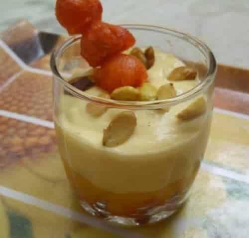 Watermelon Mango Shrikhand (Indian Flavoured Yoghurt) - Plattershare - Recipes, food stories and food enthusiasts