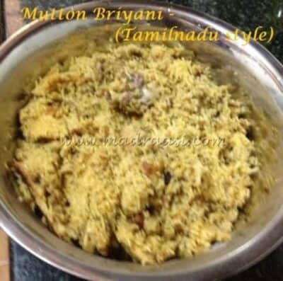 Mutton Briyani â???? Tamilnadu Style - Plattershare - Recipes, food stories and food lovers
