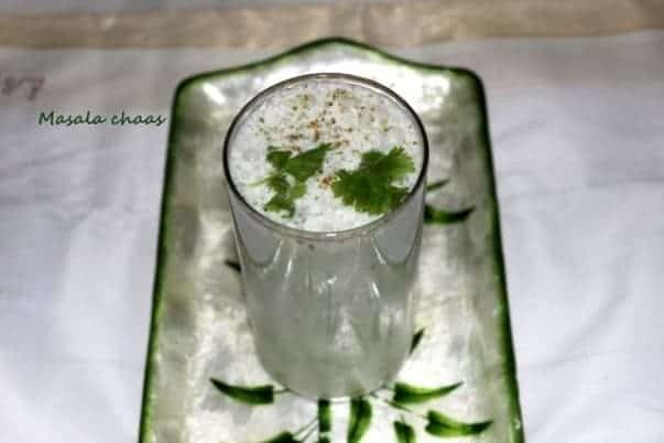 Masala Chaas Or Spiced Buttermilk - Plattershare - Recipes, food stories and food lovers