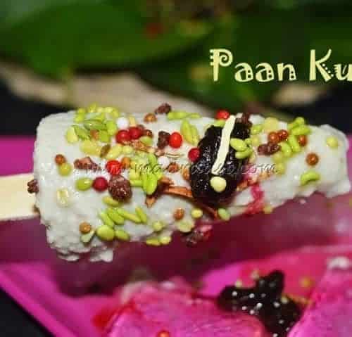 Paan Kulfi - Plattershare - Recipes, food stories and food enthusiasts