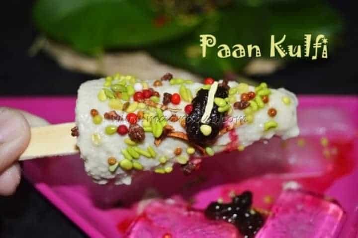 Paan Kulfi - Plattershare - Recipes, food stories and food lovers