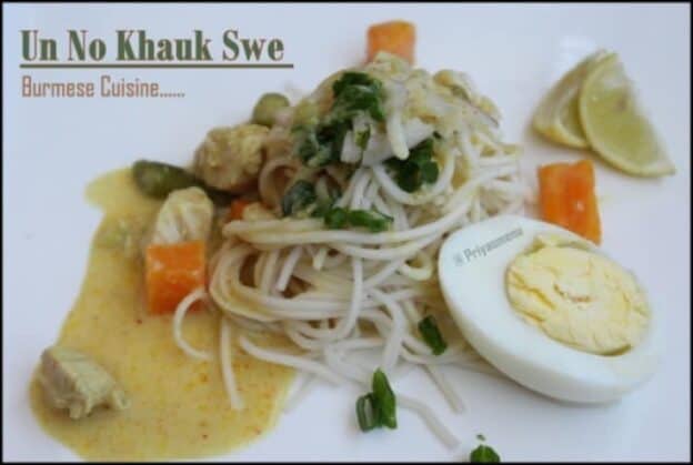 Un No Khauk Swe ( Burmese Cuisine ) - Plattershare - Recipes, Food Stories And Food Enthusiasts