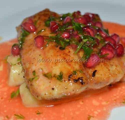 Fish In Pomegranate Sauce - Plattershare - Recipes, food stories and food enthusiasts
