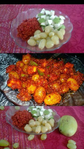 Aam Angoor Aachar - Plattershare - Recipes, food stories and food lovers