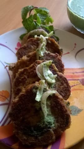 Minty Mutton Shami Kabab - Plattershare - Recipes, Food Stories And Food Enthusiasts