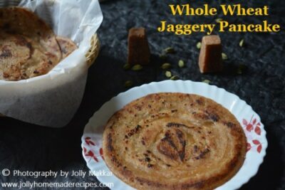 Whole Wheat Jaggery Pancake Recipe - Plattershare - Recipes, food stories and food lovers