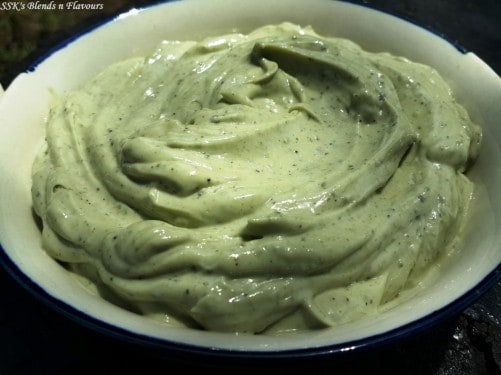 Eggless Basil Mayonnaise Using Acv - Plattershare - Recipes, food stories and food lovers