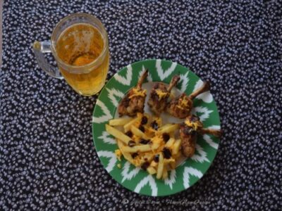 Spicy Naga Chicken Pops with BBQ Fries - Plattershare - Recipes, food stories and food lovers Spicy Naga Chicken Pops with BBQ Fries - Plattershare - Recipes, food stories and food lovers