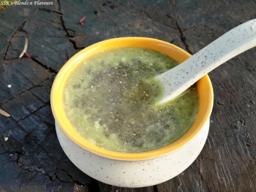 Cold Cucumber Mint Soup With Chia Seeds And Acv - Plattershare - Recipes, food stories and food lovers