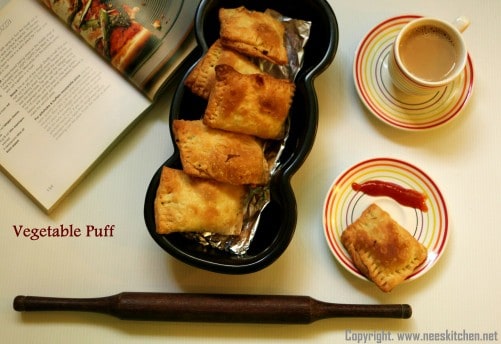 Vegetable Puffs - Plattershare - Recipes, Food Stories And Food Enthusiasts
