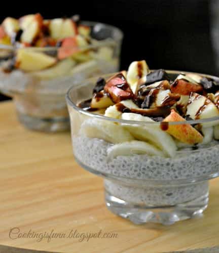 Chia Seeds Yogurt Pudding