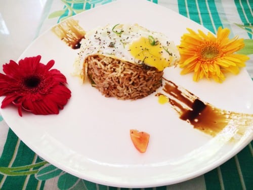 Sticky Chia Brown Rice With Sunny Side Up Egg - Plattershare - Recipes, Food Stories And Food Enthusiasts