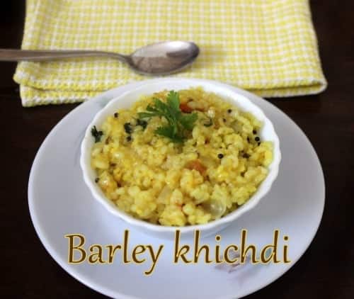 Barley Khichdi - Plattershare - Recipes, food stories and food lovers