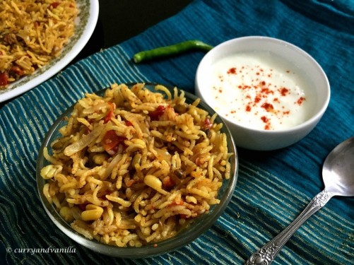 One-Pot Tomato Pulao - Plattershare - Recipes, Food Stories And Food Enthusiasts