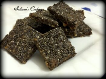 Chia Seeds Energy Bars- Perfect Food For Instant Energy! - Plattershare - Recipes, food stories and food lovers