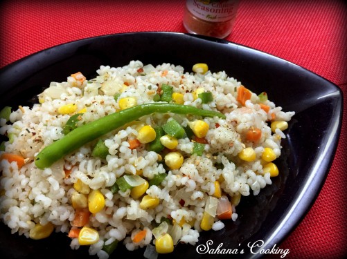 Barley And Corn Stir Fry - Plattershare - Recipes, food stories and food lovers