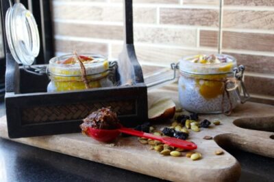 Gulkand(Rose Petal Preserve) And Mango Chia Seeds Breakfast - Plattershare - Recipes, food stories and food lovers