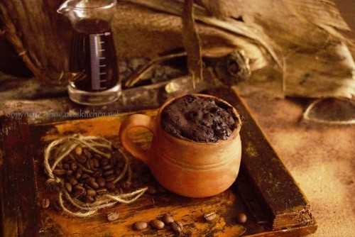 Ragi Choco Coffee Mug Cake - Plattershare - Recipes, food stories and food enthusiasts