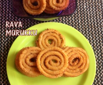 Rava Murukku - Plattershare - Recipes, food stories and food lovers