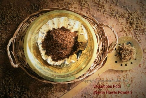 Vepampoo Podi | Neem Flowers Powder - Plattershare - Recipes, food stories and food lovers