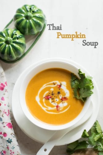 Thai Pumpkin Soup With Red Curry Paste Recipe - Plattershare - Recipes, Food Stories And Food Enthusiasts