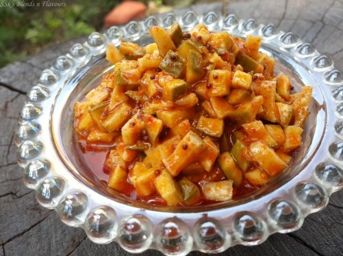 Instant Mango Pickle Keethu Manga Urugai Recipe