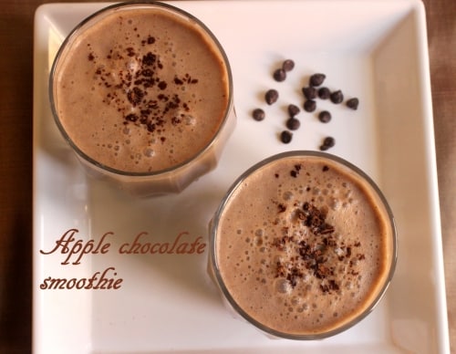 Apple Chocolate Smoothie - Plattershare - Recipes, food stories and food lovers
