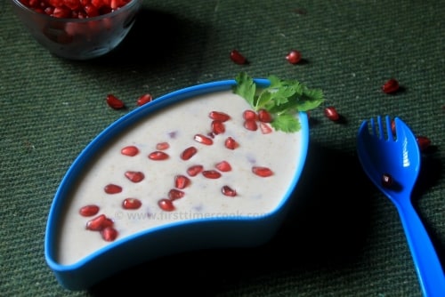 Coriander And Pomegranate Raita - Plattershare - Recipes, Food Stories And Food Enthusiasts