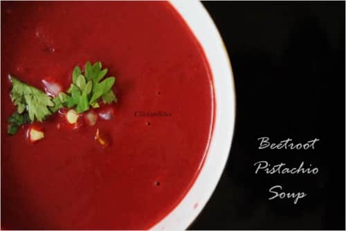 Beetroot Pistachio Soup - Plattershare - Recipes, Food Stories And Food Enthusiasts