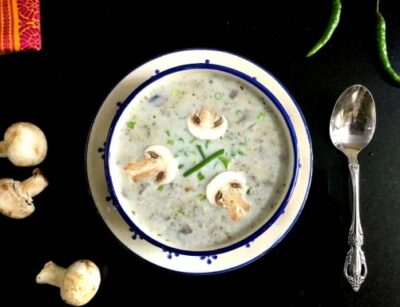 Creamy Mushroom Soup - Plattershare - Recipes, food stories and food lovers