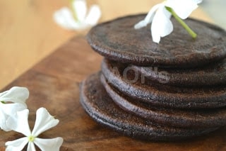 Chak Hao Tann ( Black Rice Pancakes From Manipur ) - Plattershare - Recipes, Food Stories And Food Enthusiasts