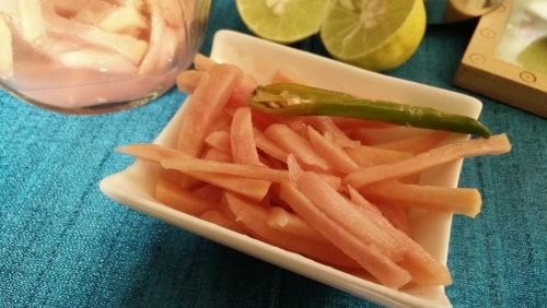 2-Minute Instant Ginger Pickle Recipe - Plattershare - Recipes, food stories and food lovers 2-Minute Instant Ginger Pickle Recipe - Plattershare - Recipes, food stories and food lovers