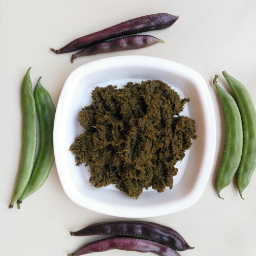 Sheem Bata (Flat Beans Paste) Bengali - Plattershare - Recipes, Food Stories And Food Enthusiasts