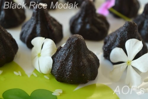 Black Rice Modak (Sijha Manda Gets A Makeover) - Plattershare - Recipes, food stories and food lovers