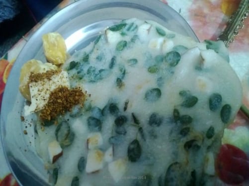 Drumstick Leaves/Murungai Elai Adai (South Indian Pancake With Drumstick Leaves/Moringa Leaves) - Plattershare - Recipes, Food Stories And Food Enthusiasts