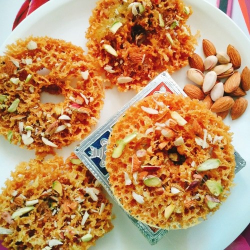 Rajasthani Ghevar - Plattershare - Recipes, food stories and food lovers