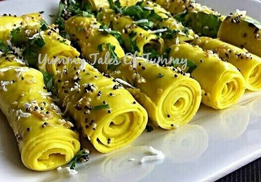Khandvi - Plattershare - Recipes, food stories and food lovers