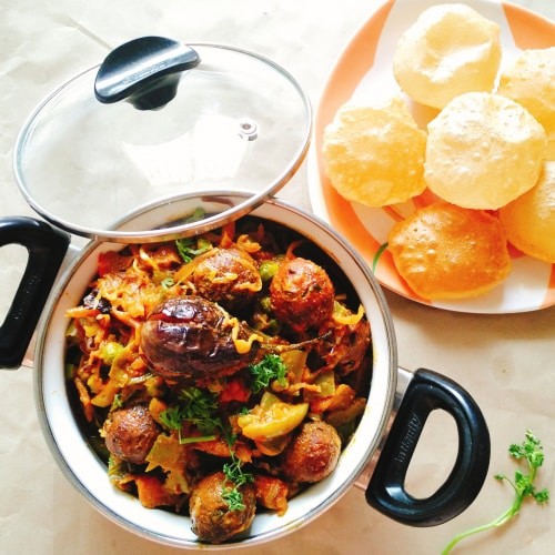 Oil-Free Gujarati Undhiyu ( No Onion, No Garlic) - Plattershare - Recipes, Food Stories And Food Enthusiasts
