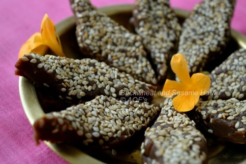 Buckwheat And Sesame Halwa - Plattershare - Recipes, food stories and food lovers