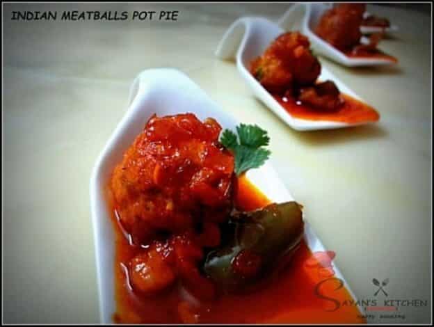 Indian Meatball Pot Pie - Plattershare - Recipes, Food Stories And Food Enthusiasts