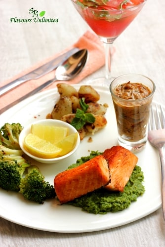 Salmon With Creamy Mushroom Sauce - Plattershare - Recipes, food stories and food lovers