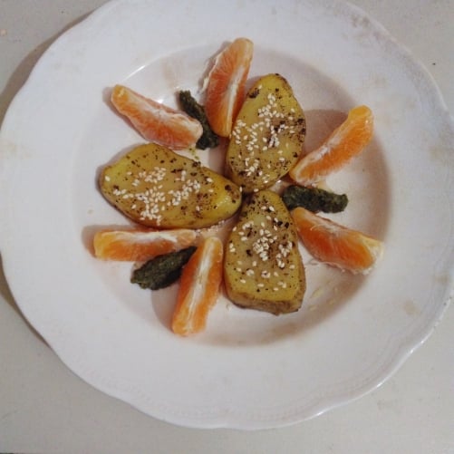 Oranges Roasted Potato - Plattershare - Recipes, Food Stories And Food Enthusiasts