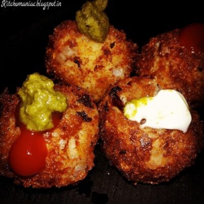 Crispy Potato & Cheese Croquettes with Melty Mozzarella Center - Plattershare - Recipes, food stories and food lovers Crispy Potato & Cheese Croquettes with Melty Mozzarella Center - Plattershare - Recipes, food stories and food lovers