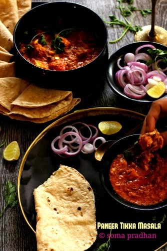 Paneer Tikka Masala - Plattershare - Recipes, Food Stories And Food Enthusiasts