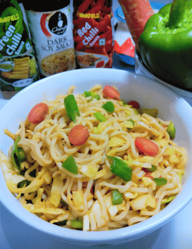 Whole Wheat Noodles Salad - Plattershare - Recipes, Food Stories And Food Enthusiasts