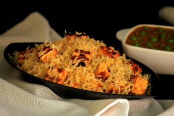 Paneer Tikka Fried Rice - Plattershare - Recipes, food stories and food lovers